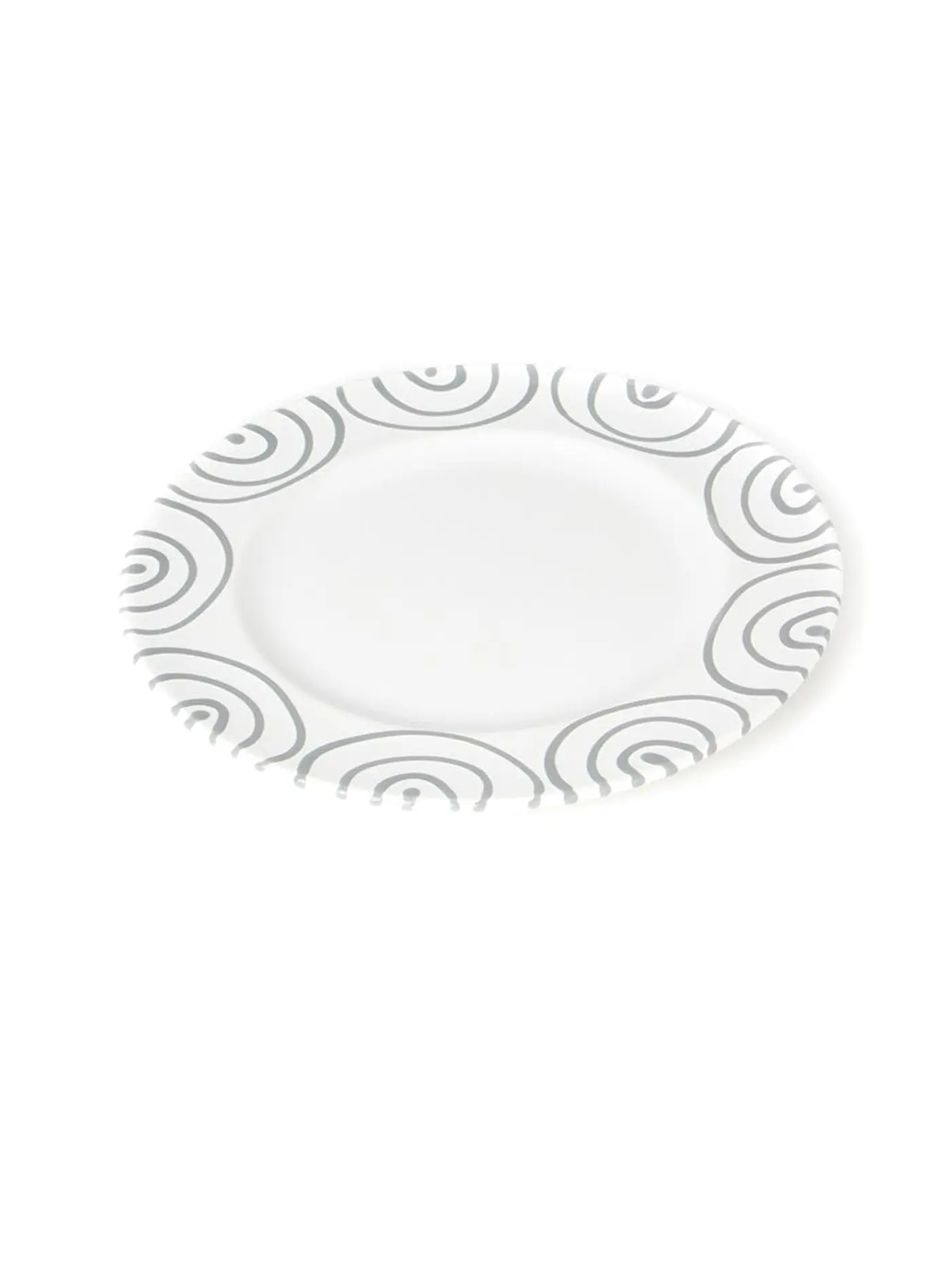 GMUNDNER KERAMIK | Dessertteller Gourmet "Grau Geflammt" 22cm | 